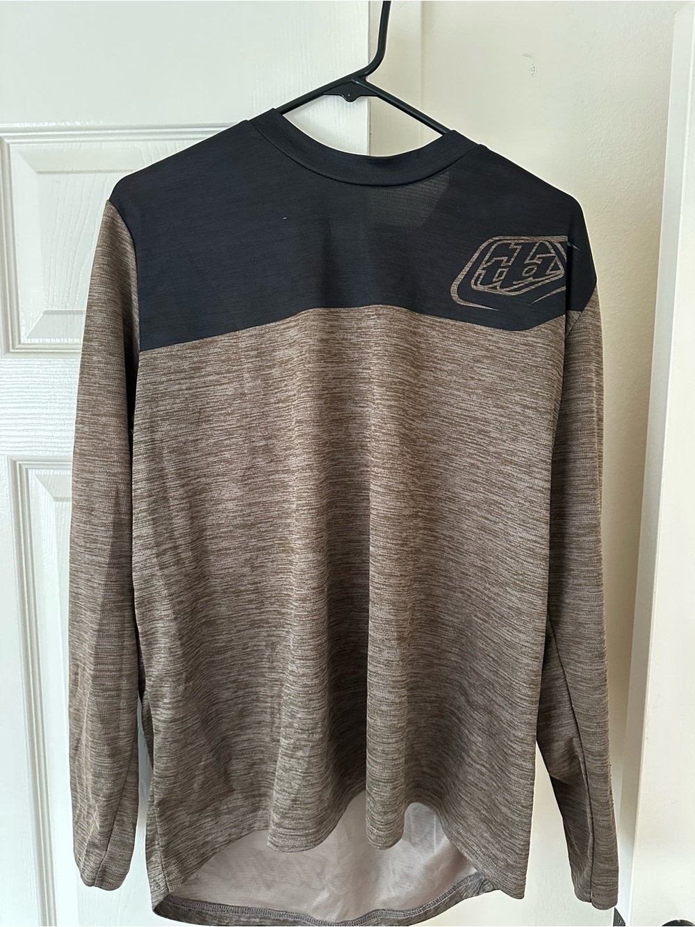 Men's Troy Lee Design Long Sleeve Bike Jersey - Black and Brown